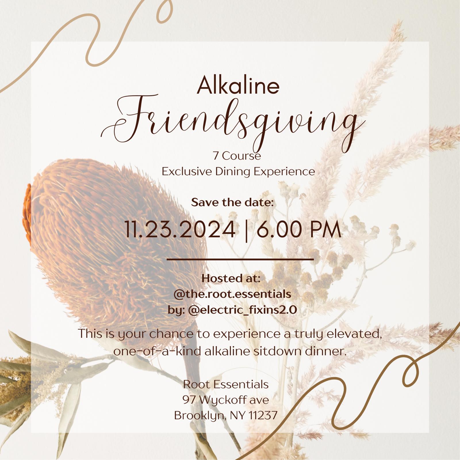 Friends AlkaGIVING | November 24